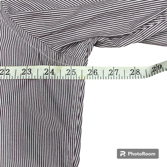 Men's BANANA REPUBLIC Striped‎ Button-Down Long Sleeve- Size XL - Picture 8 of 14